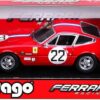 Bburago Modellauto Ferrari 365 GTB4 Competzione 1a serie (rot)