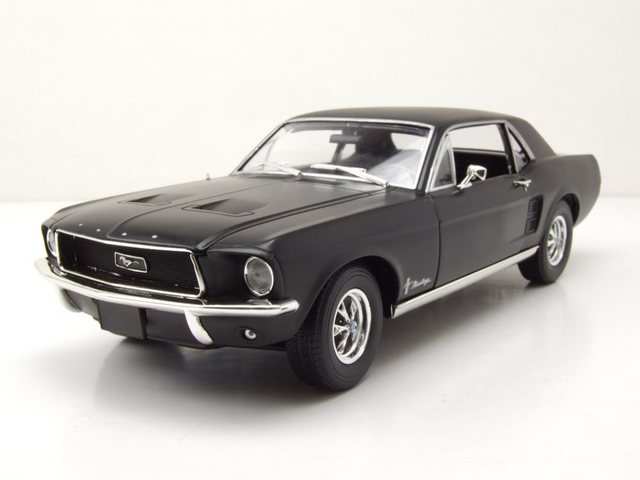 GREENLIGHT collectibles Modellauto Ford Mustang He Country Special Bill Goodro 1968 schwarz Modellauto