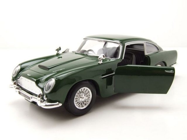 Motormax Modellauto Aston Martin DB5 grün Modellauto 1:24 Motormax