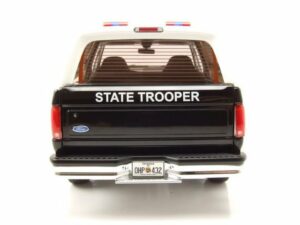 GREENLIGHT collectibles Modellauto Ford Bronco Oklahoma Highway Patrol 1996 schwarz weiß Modellauto 1:18