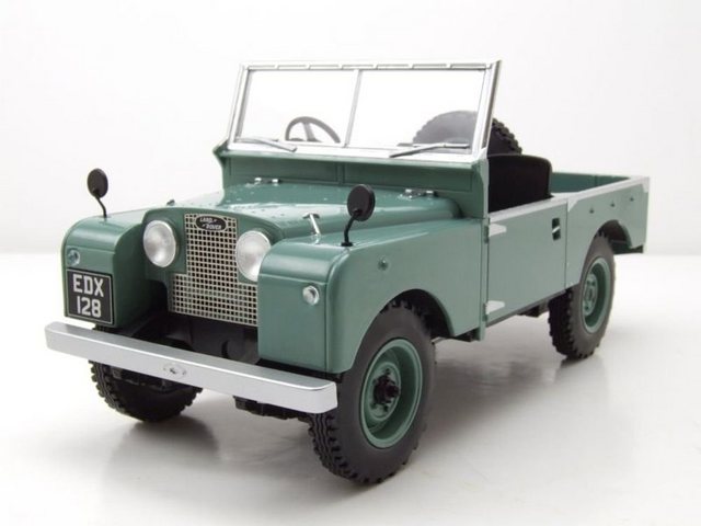 MCG Modellauto Land Rover Series I ohne Verdeck RHD 1957 grün Modellauto 1:18 MCG