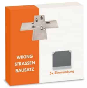 Wiking Modellauto Wiking H0 1/87119904 Strassenbausatz - 5-teilige Einmündung - OVP NEU