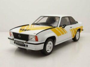 ixo Models Modellauto Opel Ascona B 400 1982 weiß gelb Modellauto 1:18 ixo models