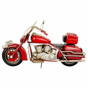 Aubaho Modellmotorrad Modellmotorrad Motorrad Modell Nostalgie Blech Metall Antik-Stil - 28cm