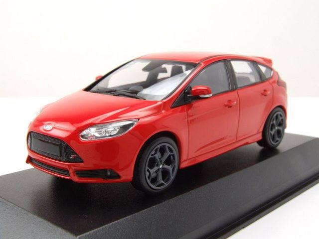 Maxichamps Modellauto Ford Focus ST 2011 rot Modellauto 1:43 Maxichamps