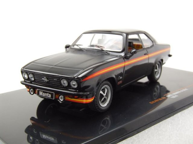 ixo Models Modellauto Opel Manta A GT/E Black Magic 1974 schwarz Modellauto 1:43 ixo models