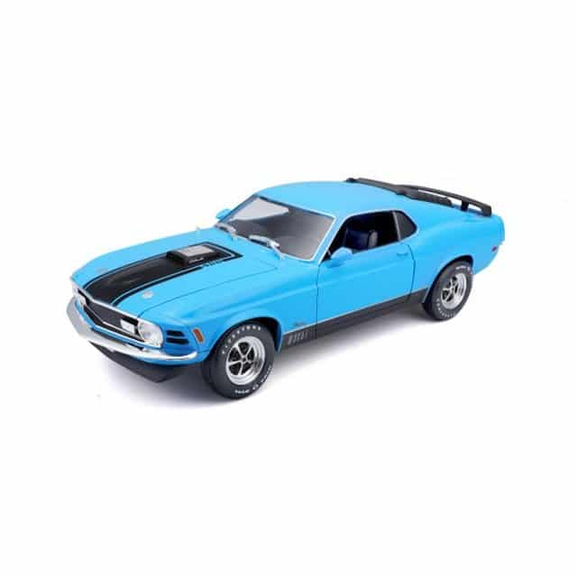 Maisto® Modellauto Ford Mustang Mach 1 '70 (blau)