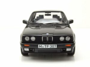 Norev Modellauto BMW 325i E30 1988 schwarz metallic Modellauto 1:18 Norev