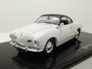 ixo Models Modellauto VW Karmann Ghia Coupe 1962 weiß schwarz Modellauto 1:43 ixo models