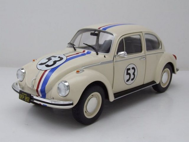 Solido Modellauto VW Käfer 1303 #53 beige Herbie ähnlich Modellauto 1:18 Solido