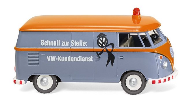 Wiking Modellauto Wiking 1/87 H0 079727 VW T1 Kastenwagen "VW Kundendienst" - OVP NEU