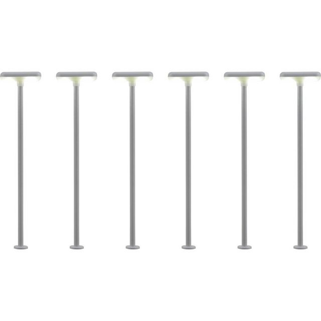 Viessmann Modelleisenbahn-Signal H0 6er-Set Bahnsteigleuchte