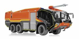 Wiking Modellauto Wiking 1/43 043048 Feuerwehr - Rosenbauer FLF Panther 6x6 - OVP NEU
