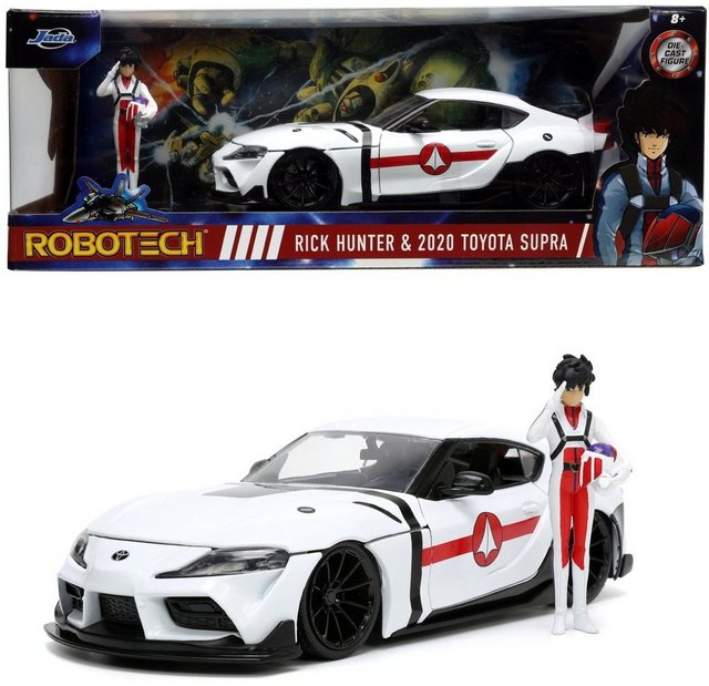 JADA Modellauto Modellauto Robotech R. Hunter 20 Toyota Supra mit Figur 1:24 253255050