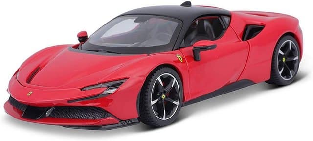 Bburago Modellauto Ferrari R&P SF90 Stradale (rot)