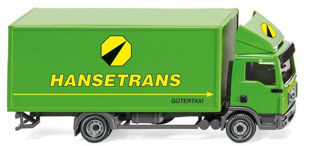 Wiking Modellauto Wiking H0 1/87 043506 MAN TGL Koffer-Lkw Hansetrans - NEU