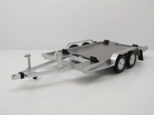 ixo Models Modellauto Anhänger Autotrailer silber Modellanhänger 1:18 ixo models