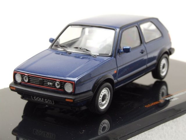 ixo Models Modellauto VW Golf 2 GTi 1984 blau metallic Modellauto 1:43 ixo models