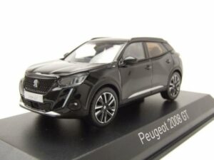 Norev Modellauto Peugeot 2008 GT 2020 schwarz metallic Modellauto 1:43 Norev