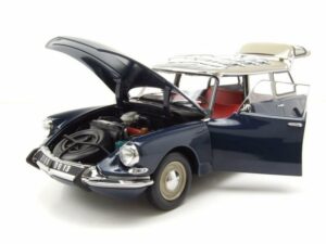 Norev Modellauto Citroen ID 19 Break Kombi 1967 blau Modellauto 1:18 Norev