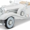 Maisto® Modellauto Mercedes 500K Typ Specialroadster 1936 (weiß)