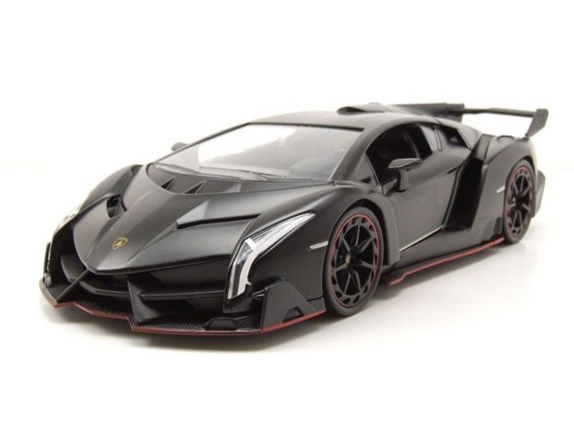 JADA Modellauto Lamborghini Veneno 2020 schwarz Modellauto 1:24 Jada Toys