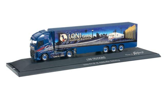 Herpa Modellauto LH Herpa 121545 Volvo FH Globetrotter XL Kühlkoffe