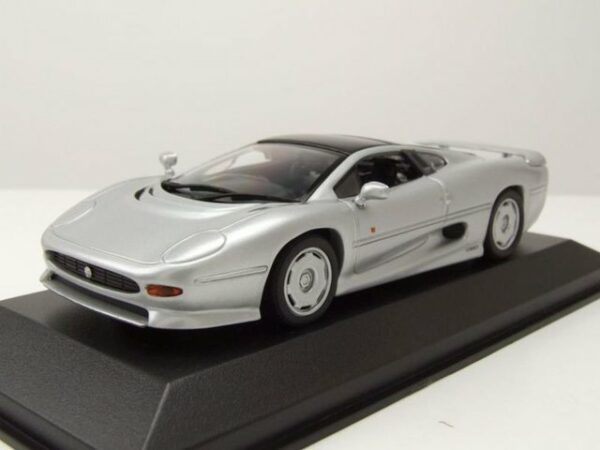 Maxichamps Modellauto Jaguar XJ 220 1991 silber Modellauto 1:43 Maxichamps