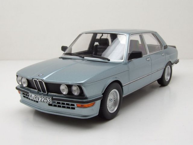 Norev Modellauto BMW M535i E12 1980 blau metallic Modellauto 1:18 Norev