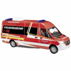 Busch Modelleisenbahn-Straße H0 Mercedes Sprinter lang Ffw. Kühlungsborn