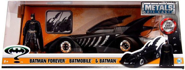 JADA Modellauto Modellauto Batman 1995 Batmobile mit Figur 1:24 253215003