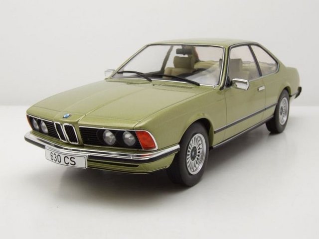 MCG Modellauto BMW 630 CS 6er E24 1976 hellgrün metallic Modellauto 1:18 MCG