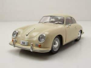 Whitebox Modellauto Porsche 356 1959 hellbeige Modellauto 1:24 Whitebox