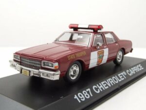 GREENLIGHT collectibles Modellauto Chevrolet Caprice Minnesota State Trooper 1987 rot Fargo Modellauto