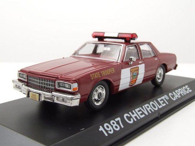 GREENLIGHT collectibles Modellauto Chevrolet Caprice Minnesota State Trooper 1987 rot Fargo Modellauto