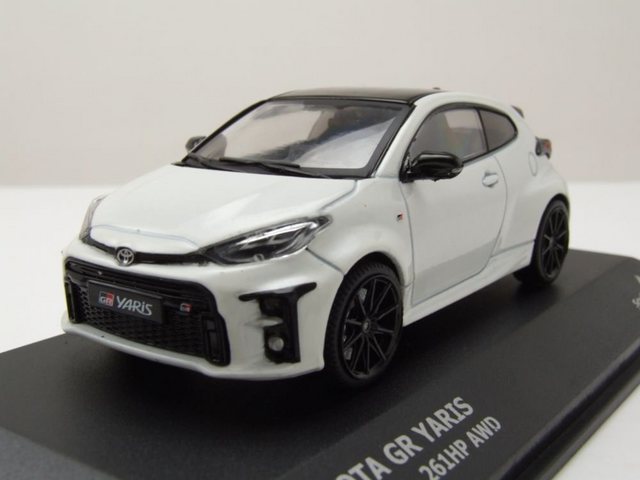 Solido Modellauto Toyota Yaris GR 2020 weiß Modellauto 1:43 Solido