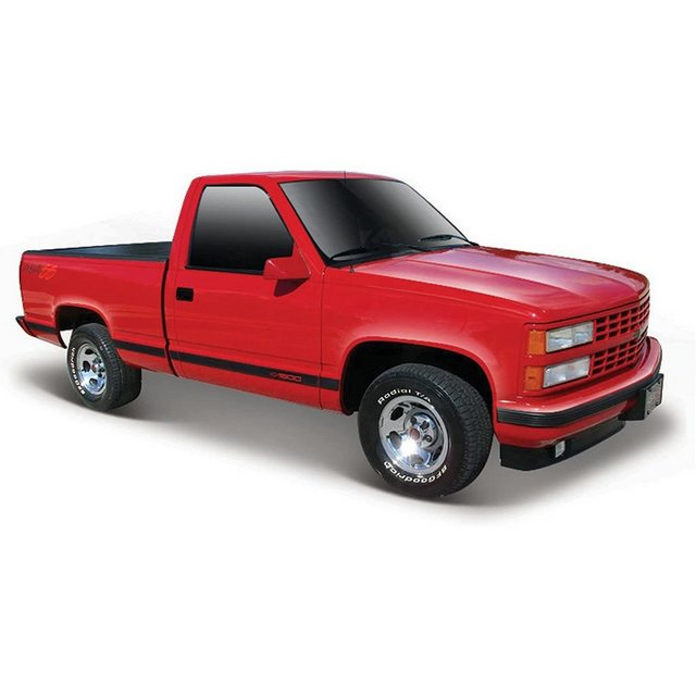 Maisto® Modellauto Chevrolet 454 SS Pick-Up '93 (rot)