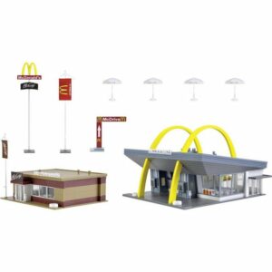 Vollmer Modelleisenbahn-Gebäude H0 McDonald´s Schnellrestaurant mit McCafé