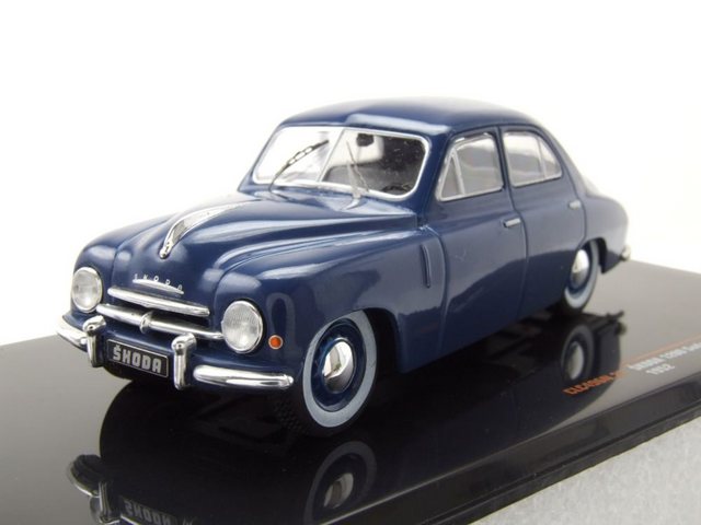 ixo Models Modellauto Skoda 1200 1952 blau Modellauto 1:43 ixo models