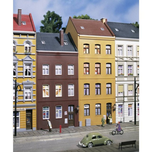 Auhagen Modelleisenbahn-Gebäude H0 Stadthäuser Schmidtstraße Nr. 21/23