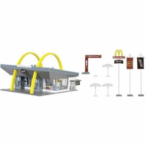 Vollmer Modelleisenbahn-Gebäude H0 McDonald´s Schnellrestaurant mit McDrive