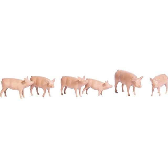 Busch Modelleisenbahn-Figur H0 Figuren Schweine