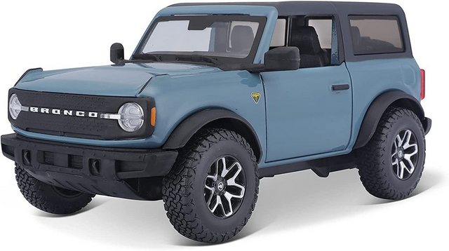 Maisto® Modellauto Ford Bronco Badlands '21 (blau)