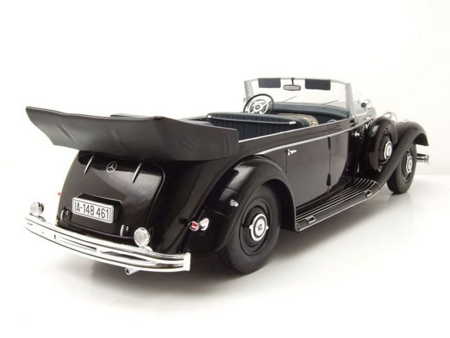 MCG Modellauto Mercedes 770 Cabrio W150 1938 schwarz Modellauto 1:18 MCG