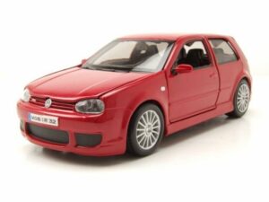 Maisto® Modellauto VW Golf 4 R32 rot Modellauto 1:24 Maisto