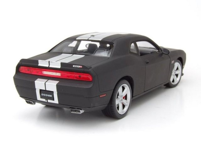 Welly Modellauto Dodge Challenger SRT 2013 matt schwarz Modellauto 1:24 Welly