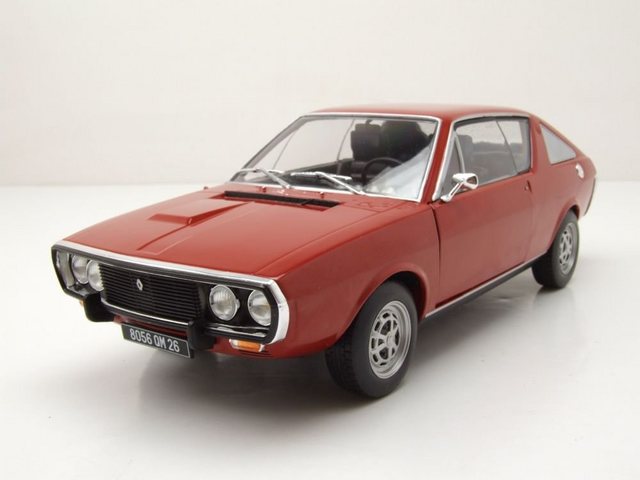 Solido Modellauto Renault 17 R17 MK1 1976 rot Modellauto 1:18 Solido