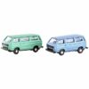 Minis by Lemke Modelleisenbahn-Straße N VW T3 2er Set Bus + (Metallic Serie