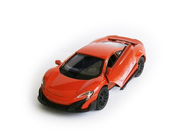 Welly Modellauto MCLAREN 675LT Coupe Modellauto Modell Auto Metall Spielzeugauto Kinder Geschenk 17 (Orange)