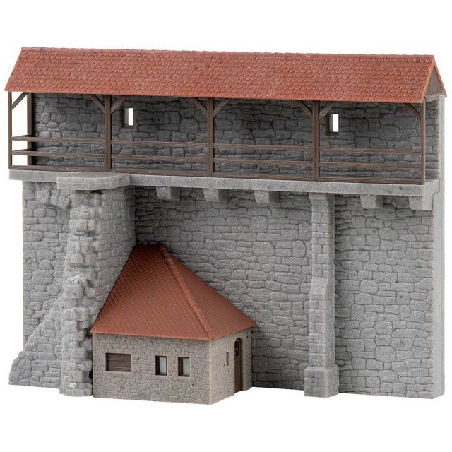 Faller Modelleisenbahn-Gebäude H0 Altstadtmauer mit Anbau